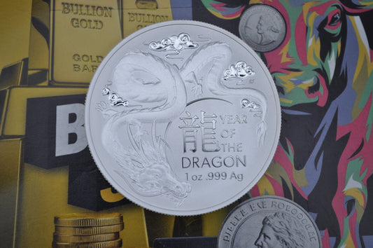 1oz Silver Coin – Year of the Dragon 2024 | Royal Australian Mint | .999 Fine Silver