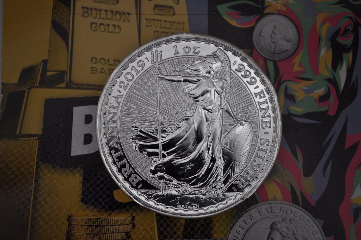2019 1oz Silver Britannia – Pig Privy Mark | Ultra Rare | The Royal Mint | .999 Fine Silver