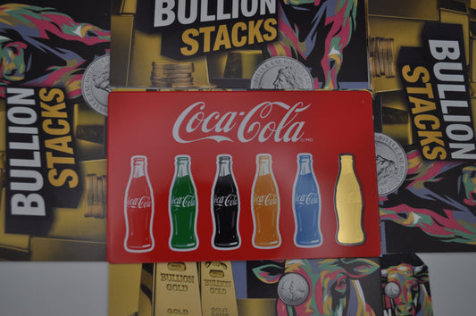 Coca-Cola® Bottle Coin Card – 1/1000 oz Gold | Limited Edition Collectible