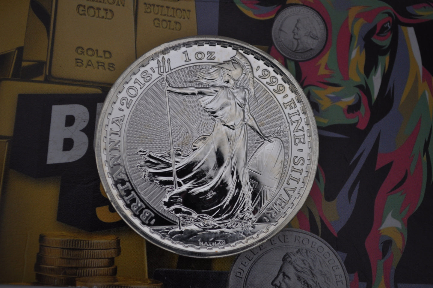 2018 1oz Silver Britannia – Dog Privy Mark
