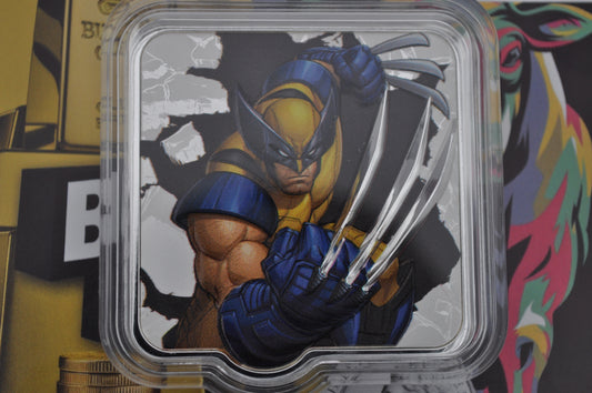 Marvel – Wolverine "Slash" 2oz Silver Collectible Coin | .999 Fine Silver | Agoro Official Release