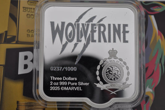 Marvel – Wolverine "Slash" 2oz Silver Collectible Coin | .999 Fine Silver | Agoro Official Release