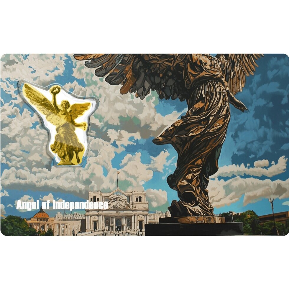 Niue 1/1000th oz Gold Coin – Angel of Independence | .9999 Fine Gold | Limited Mintage of 9,999