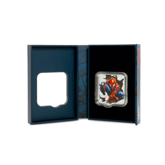 Marvel – Smash Series – Spider-Man “THWIP!” | 2oz .999 Fine Silver Collectible Coin | Limited Edition